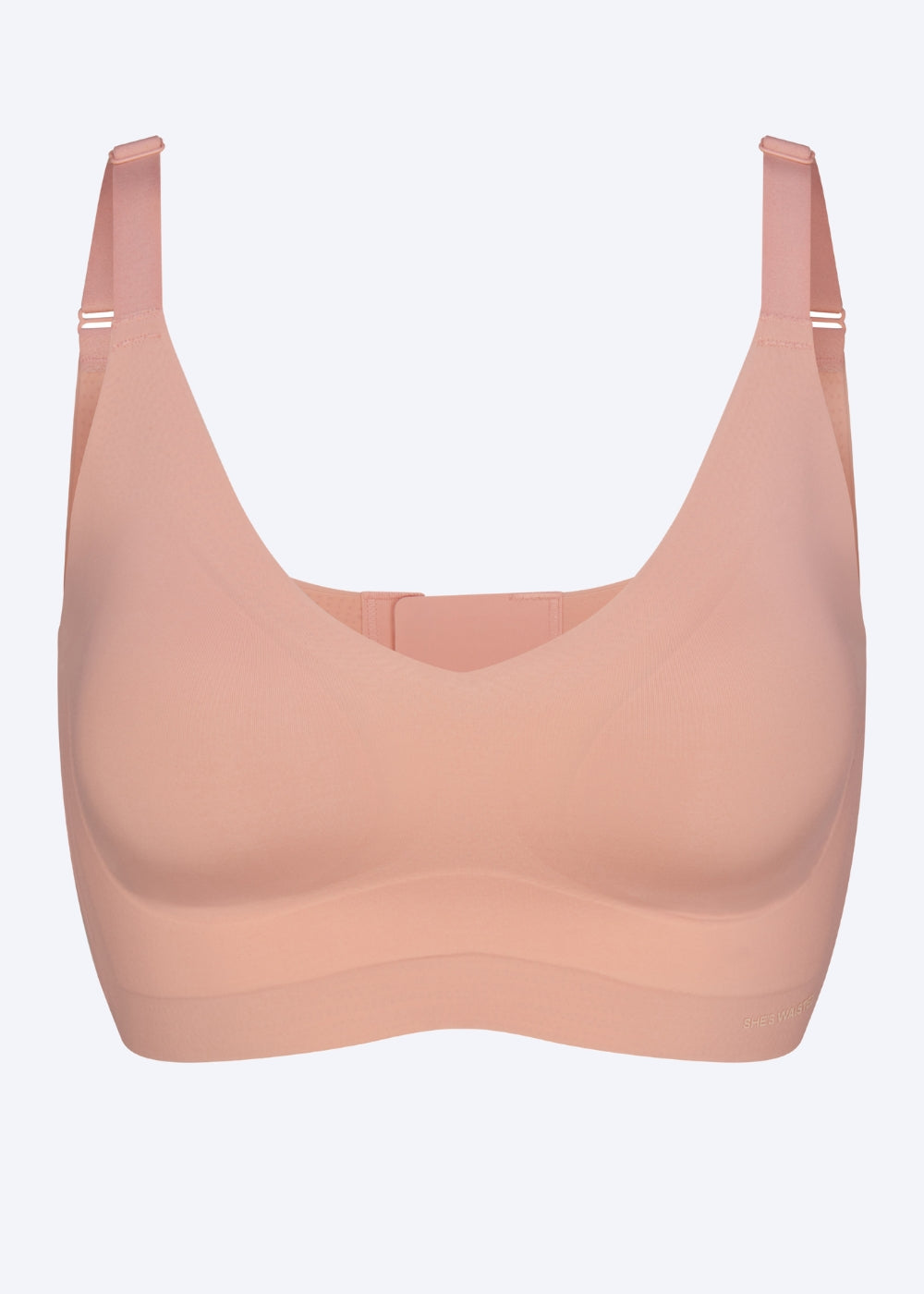 Soutien-gorge sans fil à encolure en V ajustable