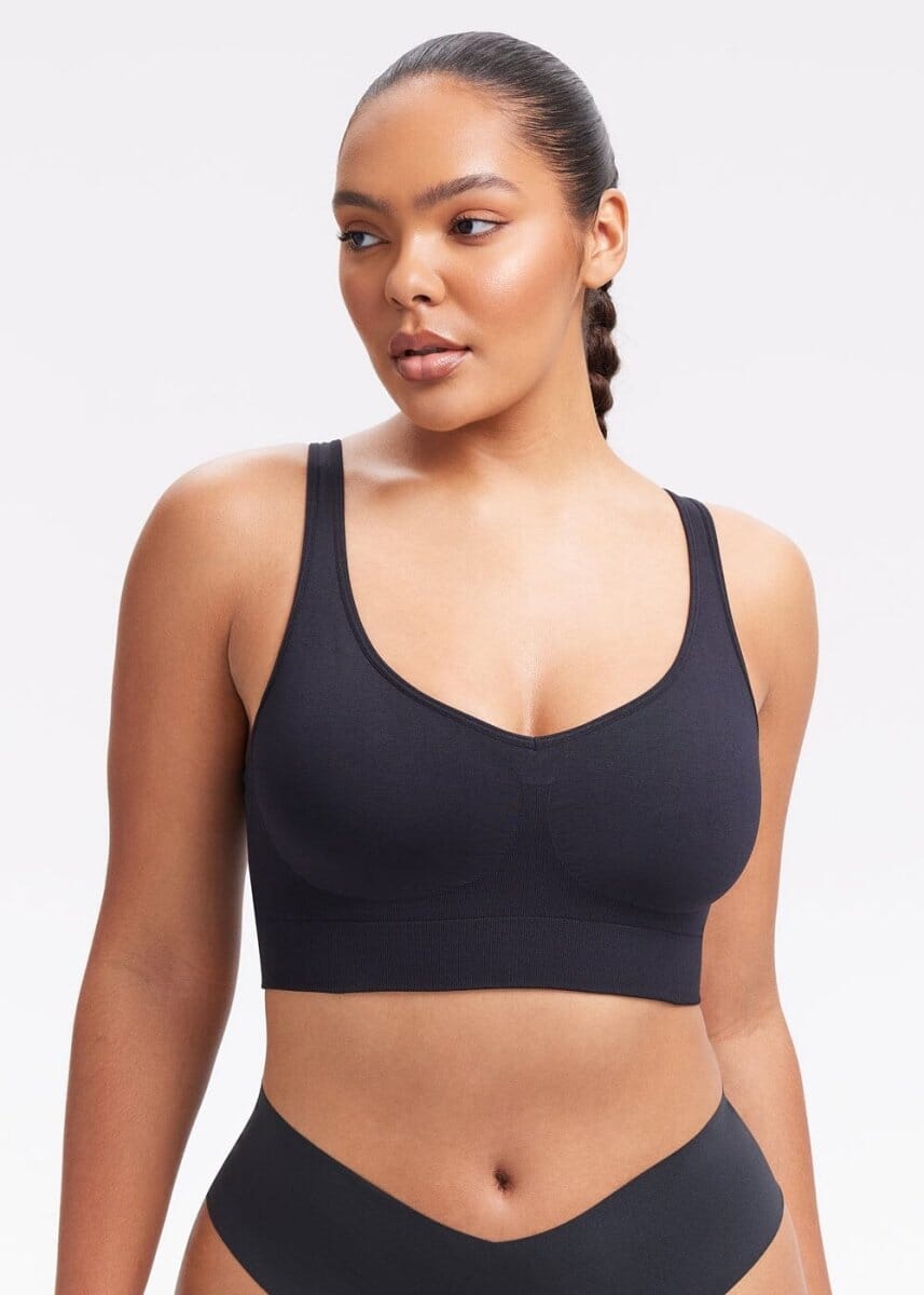 Soutien-gorge sans armatures à dos lisse