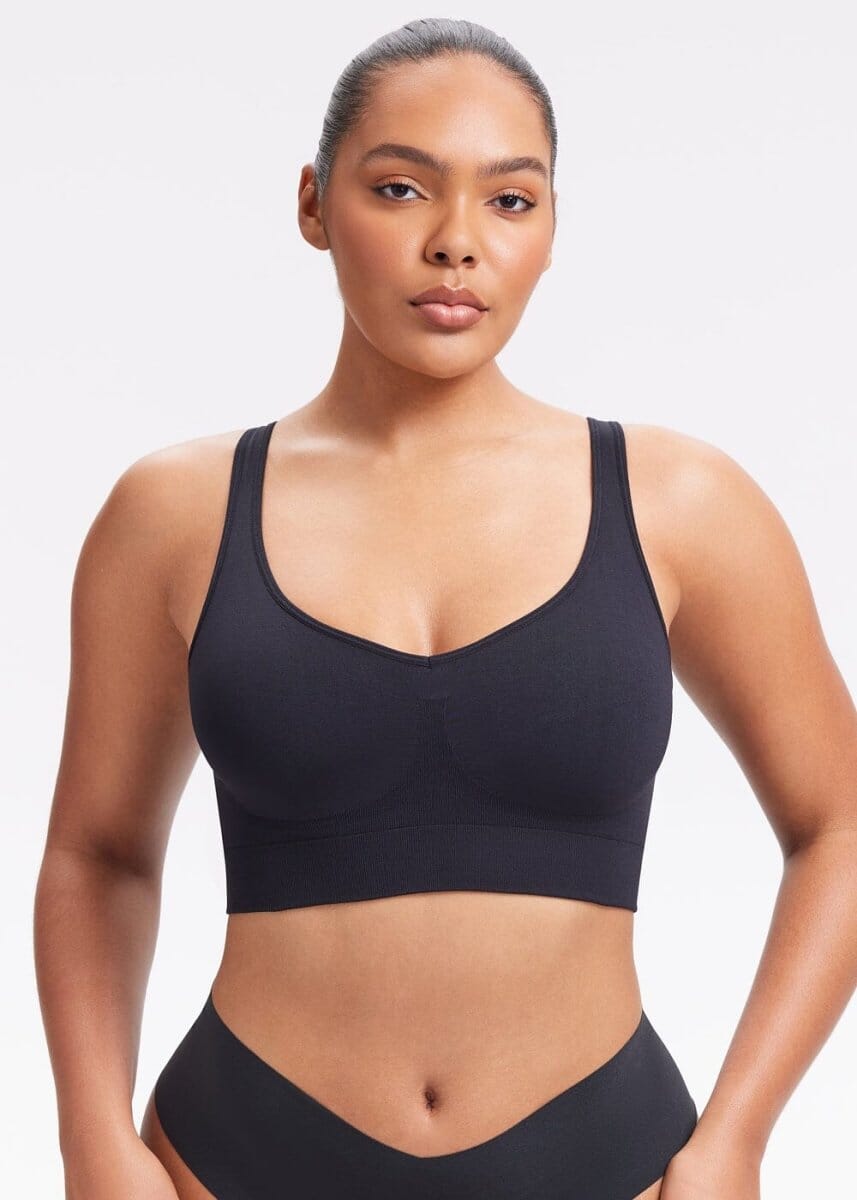 Soutien-gorge sans armatures à dos lisse