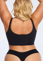 Soutien-gorge sans fil à encolure en V ajustable