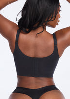 Soutien-gorge sans fil à encolure en V ajustable