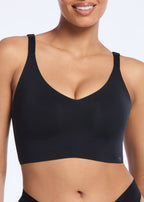 Soutien-gorge sans fil à encolure en V ajustable