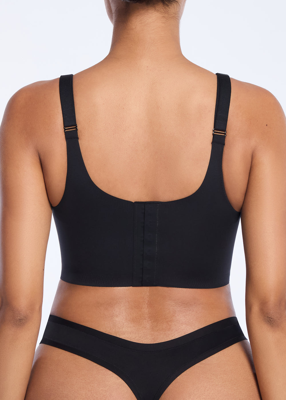 Soutien-gorge sans fil à encolure en V ajustable