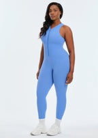 Combinaison à fermeture éclair sur le devant