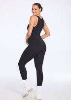 Combinaison à fermeture éclair sur le devant