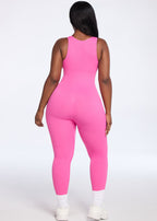 Combinaison à fermeture éclair sur le devant